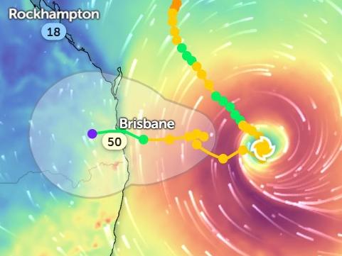 What happens when Cyclone Alfred hits