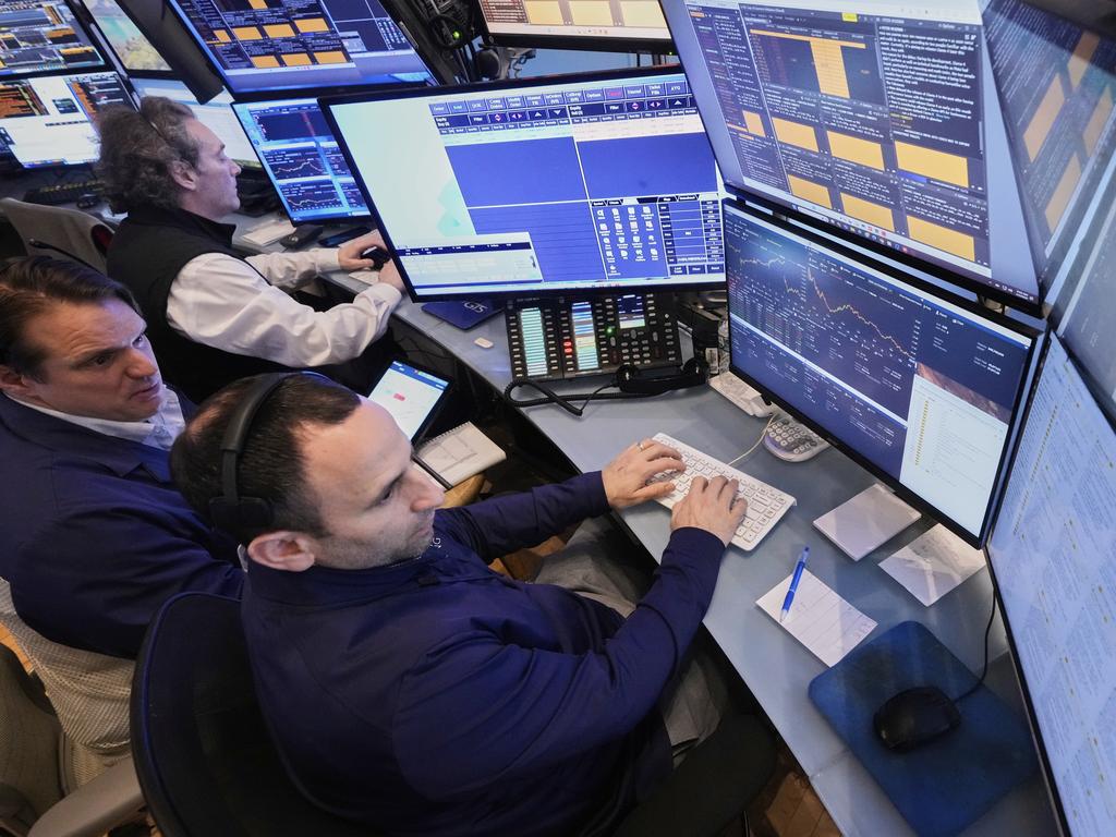 The US stock market is in free fall. Picture: AP