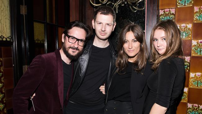 Anna Delvey (right) at the first Tumblr Fashion Honour presented to Rodarte at The Jane Hotel in NYC back in 2014 when people still believed her bullshit.