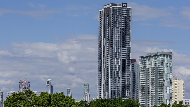 Meriton apartments at Southport in Queensland. Picture: Jerad Williams