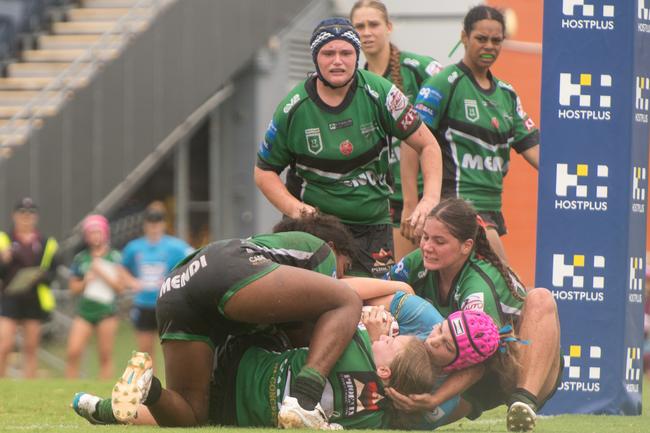 Mackay Cutters vs Townsville Blackhawks Harvey Norman U17's Saturday 22 February 2025 Picture:Michaela Harlow