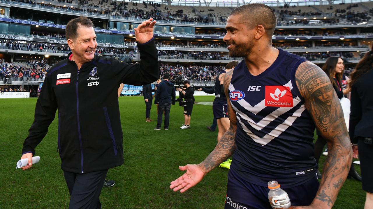 Fremantle coach Ross Lyon has been urged to play hardball with Bradley Hill.