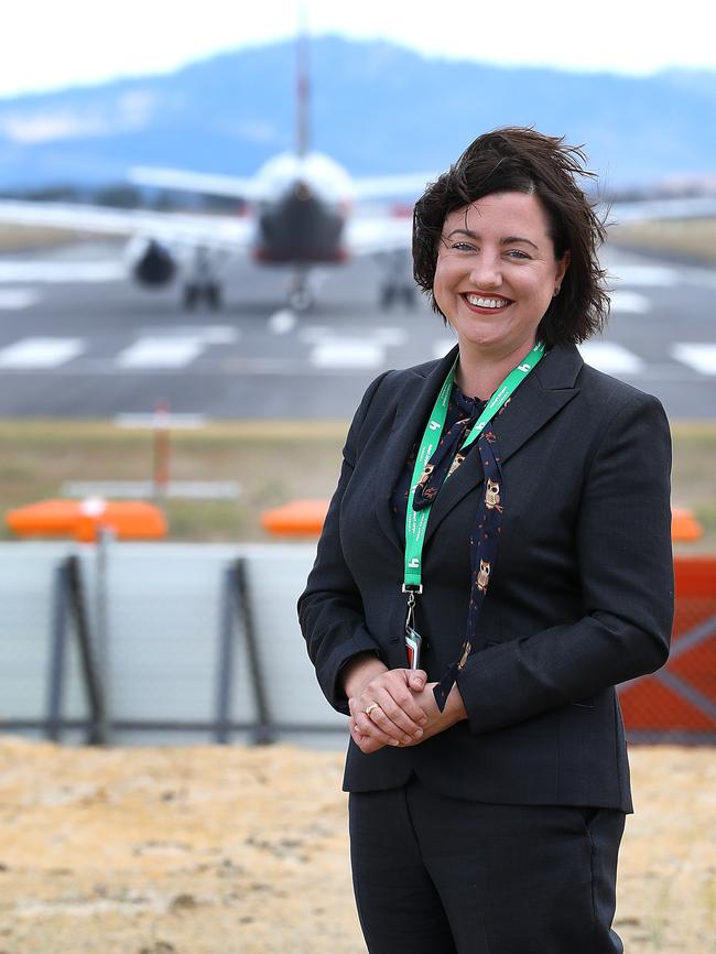 Hobart International Airport chief executive Sarah Renner. Picture: SAM ROSEWARNE