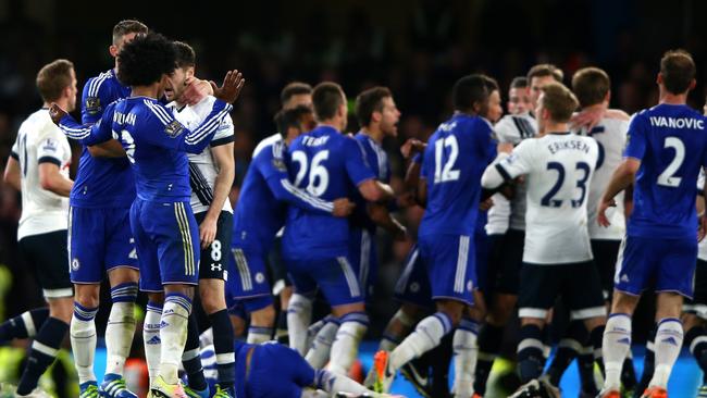 Tempers boil over at Stamford Bridge.