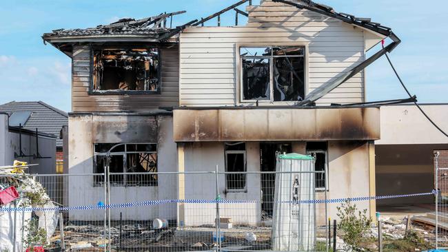 A suspicious house fire after news broke that Porter Davis had collapsed into liquidation. Picture: Tim Carrafa