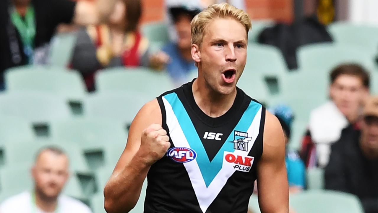 Port Adelaide’s Billy Frampton has requested a trade. (Photo by Mark Brake/Getty Images)