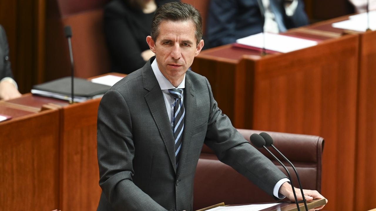 Shadow Foreign Minister Simon Birmingham said comments made by the US Deputy Secretary of State Kurt Campbell were likely hypothetical. Picture: NCA NewsWire / Martin Ollman