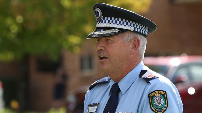 Assistant Commissioner Andrew Holland said the incident was a ‘confronting tragedy’.Picture: NewsWire / Dean Marzolla