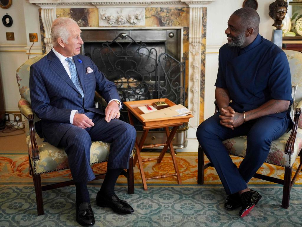 King Charles and Idris Elba have worked together on events for The King’s Trust. Picture: AFP