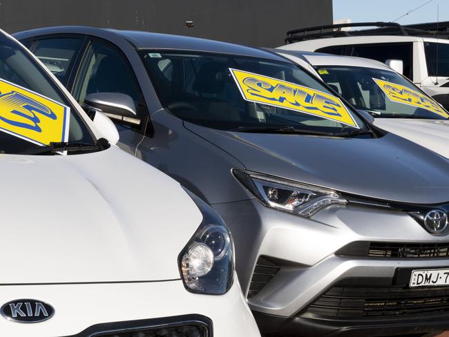 Sydney, Australia, Daily Telegraph, Sunday, 17 July 2022.Used Car Prices on Parramatta Rd.Picture: Daily Telegraph / Monique Harmer