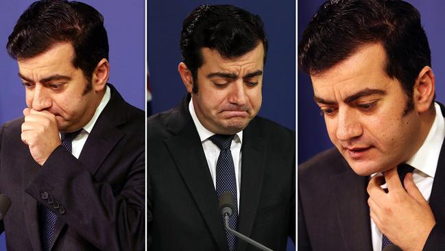 A lump in the throat called China for Sam Dastyari, who resigned this week. Pictures: Carly Earl