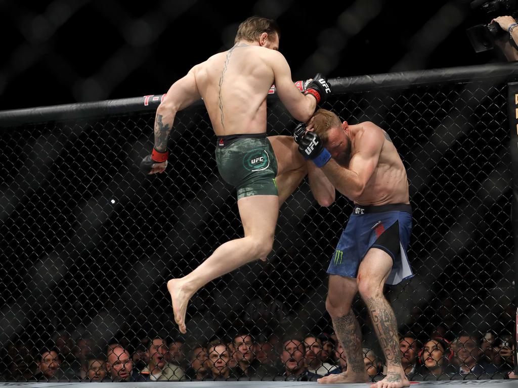 McGregor flew back into action.