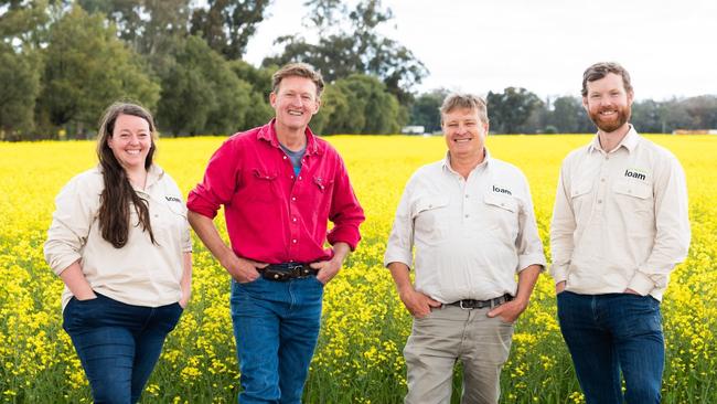 Loam co-founders Tegan Nock, Mick Wettenhall, Guy Webb and Guy Hudson.