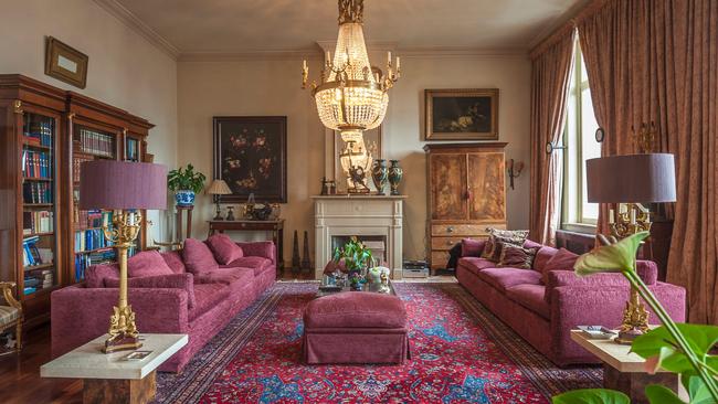 A look inside this grand 1880s mansion in Antwerp, Belgium.