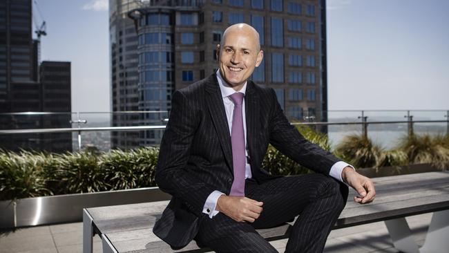 Outgoing QBE Insurance CEO Patrick Regan. Picture: Hollie Adams/The Australian.