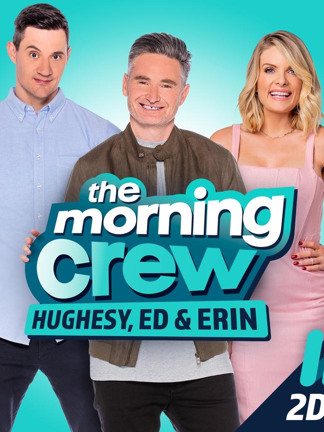 The 2Day FM Morning Crew with Hughesy, Ed and Erin kicked off on January 18.