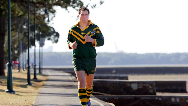 Bond pictured as an Australian schoolboy in 2004. Pic Bruce Long