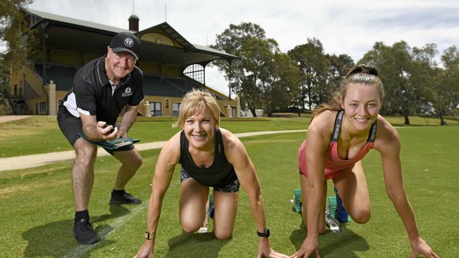 Kensington Gift official Ian Byrne, wife Stephanie Noon and daughter Ella Byrne say the Kensington Gift is an event for all ages and abilities. Picture: Naomi Jellicoe