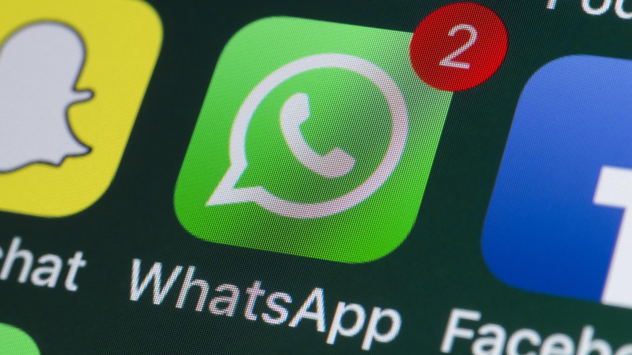 The father noticed his son receiving many calls and texts on WhatsApp. Picture: iStock