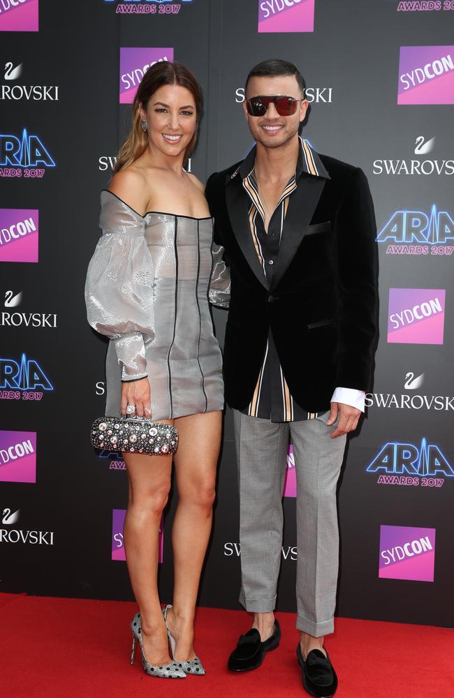 Jules and Guy Sebastian will both be working at the ARIA Awards. Picture: Richard Dobson