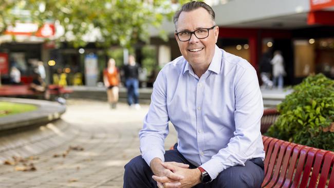 La Trobe University vice-chancellor Professor John Dewar says the Bundoora campus will be “turned inside out. Picture: La Trobe Uni