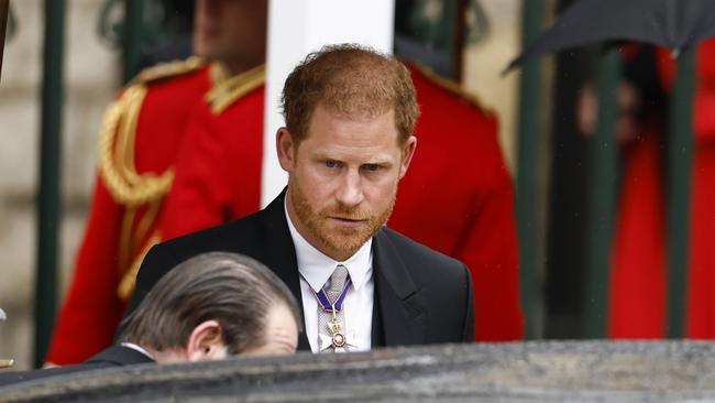 Prince Harry couldn’t wait to leave the UK after the coronation. Picture: Jeff J Mitchell/Getty Images