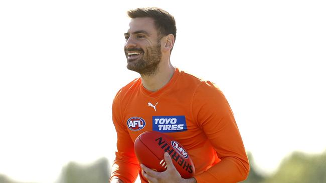 Stephen Coniglio will return from a frustrating shoulder injury against Fremantle at Engie Stadium on Saturday. Picture: Phil Hillyard