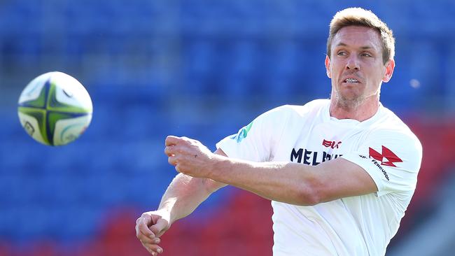 Rebels captain and fullback Dane Haylett-Petty is part of an experienced spine in the Melbourne team Picture: Getty Images