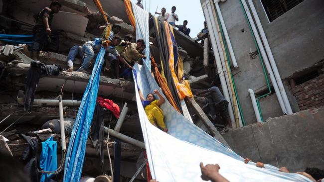 More than 1133 textile workers were killed in the tragedy, with an additional 2000 people injured. Picture: Munir Uz Zaman/ AFP