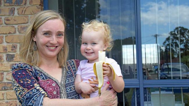 Samantha and Josephine Berechree. Picture: Madeline Grace