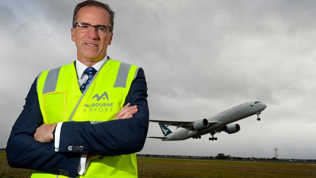 CEO of Melbourne Airport Lyell Strambi. Picture: Andrew Henshaw