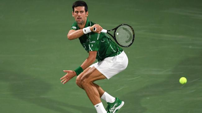 Novak Djokovic is among a handful of players who have rented a house, but those in private residences are guarded by 24-hour security monitored by the US Open officials to ensure there are no biosecurity breaches. Picture: AFP