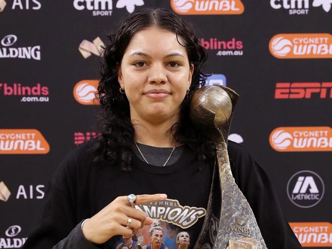 Nes’eya Parker-Williams won a WNBL championship with Townsville Fire, and will be keen to take the Flames to the next level. Picture: Getty Images