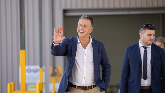 Andrew Constance, Liberal Candidate for Gilmore, visits Air Affairs Australia’s Advanced Manufacturing Centre in South Nowra in the lead-up to the election. Picture: Jason Edwards