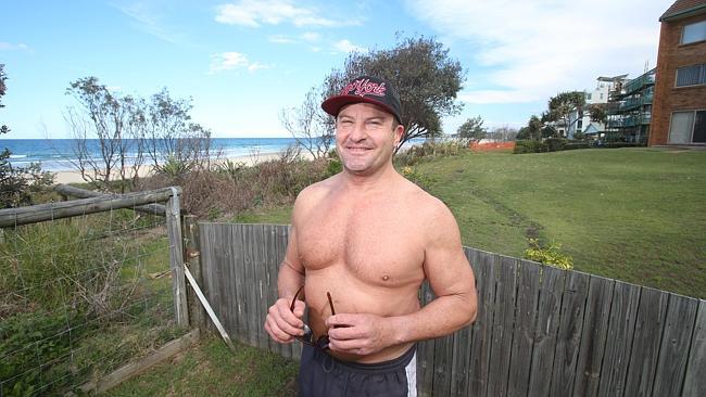  Tugun resident Troy Allsop is against the plan to buy part of the foreshore.