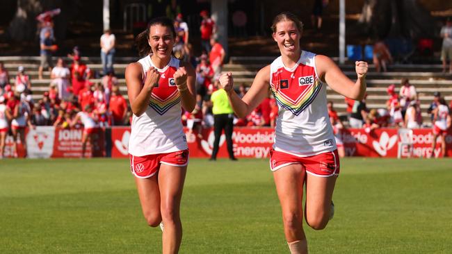 Brenna Tarrant, left, has also signed on. Picture: Getty Images