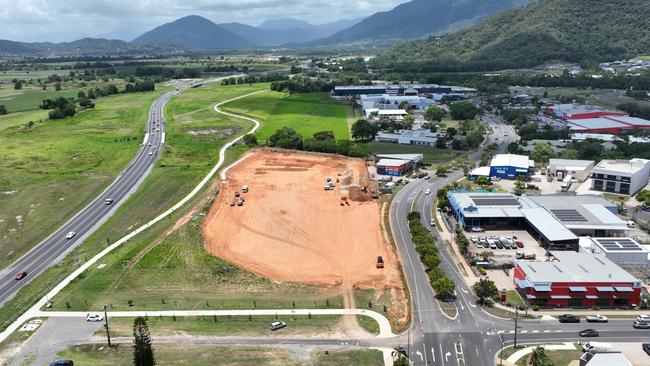 Earthworks have begun on a new development at Smithfield, on a parcel of land between Mount Milman Drive and the Smithfield Bypass. Picture: Brendan Radke