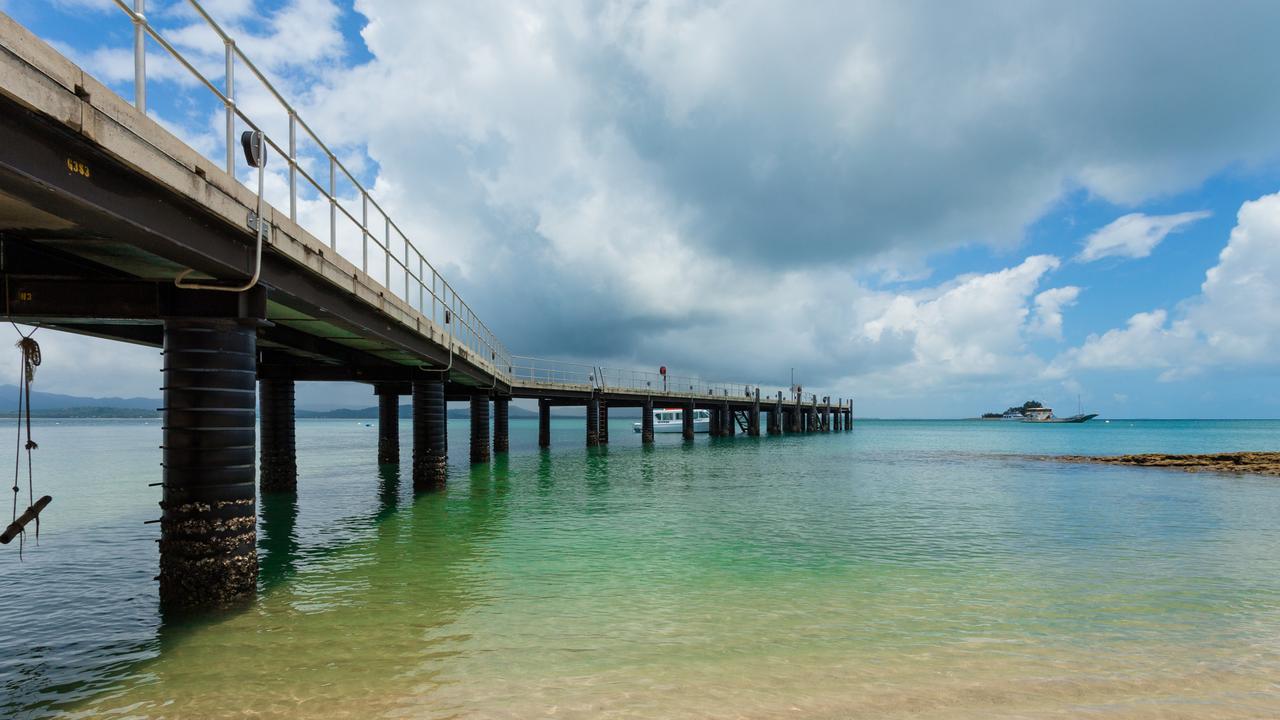 Jetty at Dunk Island. Picture: Tourism Tropical North Queensland.