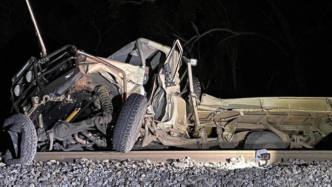 Bentley Parsgaard, 50, died shortly after 9pm on July 11 after the LandCruiser he was a passenger in became enmeshed in the front of a coal train along Peter Delemothe Rd. Picture: Heidi Petith and Estelle Sanchez