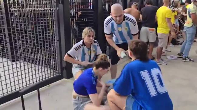 Terrible scenes as chaos unfolds at Copa America final