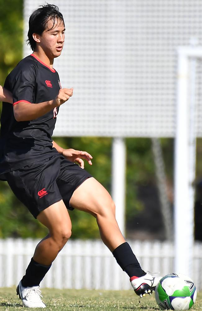 GPS First XI football between Terrace and Nudgee College. Saturday May 6, 2023. Picture, John Gass