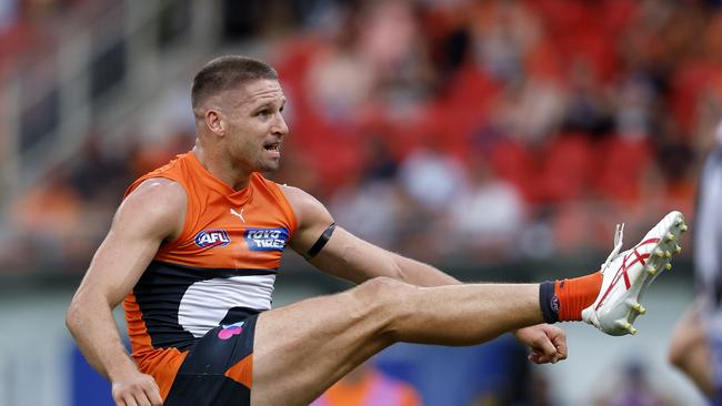 Giants Jesse Hogan during the Round 1 AFL match between the GWS Giants and North Melbourne at Engie Stadium on March 16, 2024. Photo by Phil Hillyard(Image Supplied for Editorial Use only - Phil Hillyard  **NO ON SALES** - Â©Phil Hillyard )