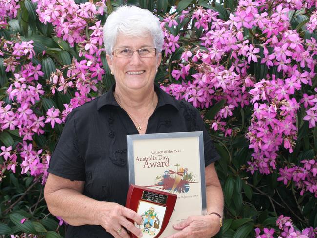 Australia Day Tweed Shire Council awards at Tweed Civic Centre. Jenny Glasby, Shire Citizen of the Year.