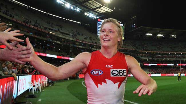 Isaac Heeney has added another dimension to the Swans. Photo: Phil Hillyard