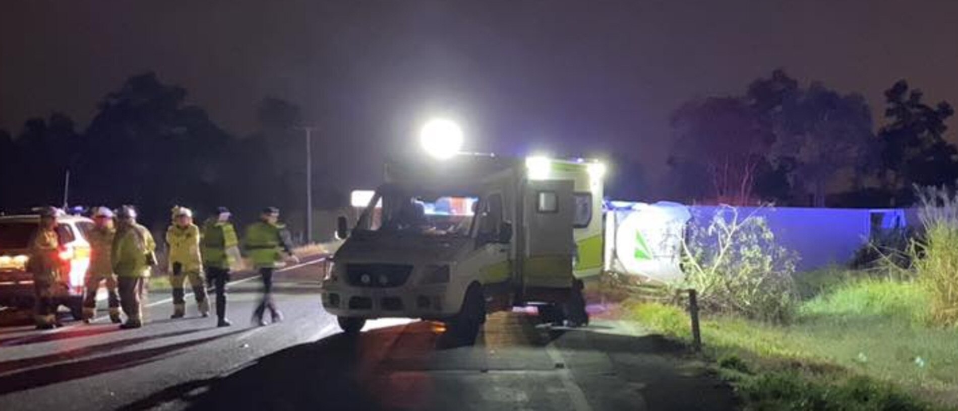 Bruce Highway blocked in B Double rollover at Yalboroo | The Courier Mail