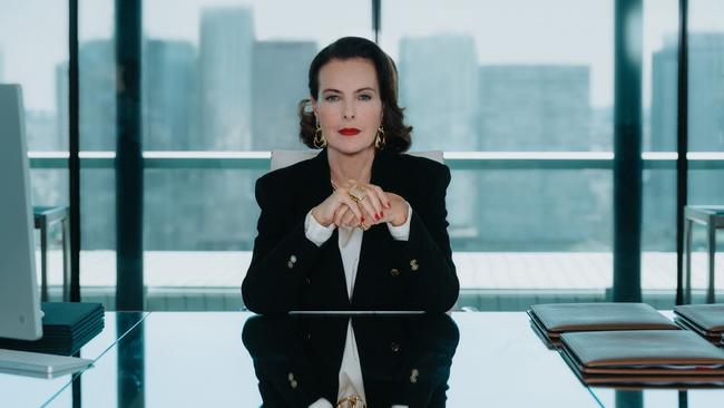 Carole Bouquet stars as the ruthless founder of rival luxury group Rovel. Picture: Apple