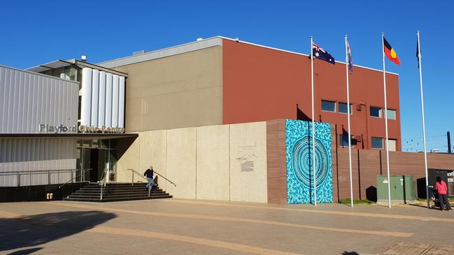 The Playford Council Civic Centre at Elizabeth. Picture: Colin James