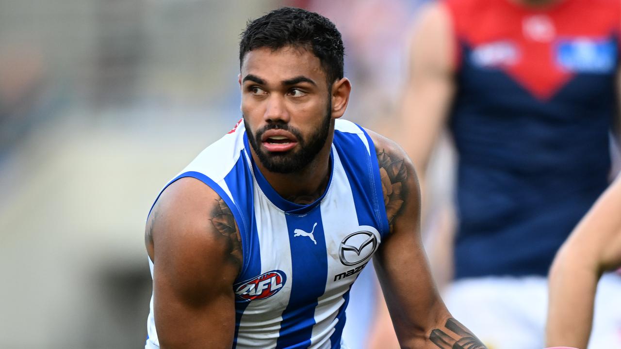 Tarryn Thomas could get a lifeline at Geelong. (Photo by Steve Bell/Getty Images)