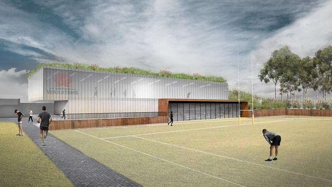 Artist impression of the Waratahs new centre in Daceyville. Picture: Hassell Studios