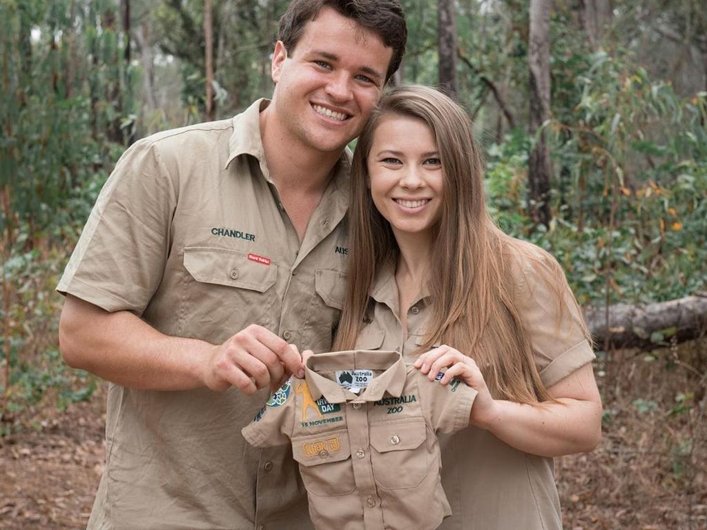 Bindi and Chandler shared their happy news on Instagram, writing: “Verified Baby Wildlife Warrior due 2021. Chandler and I are proud to announce that we’re expecting! It’s an honour to share this special moment in our lives with you.”